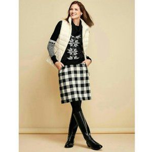 Buffalo Plaid Skirt Talbots